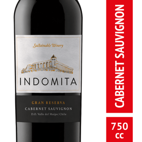 Vino Indomita Cabernet Sauvignon Gran Reserva 750 cc