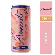 Cóctel de Espumante Amaranta Rosato Lata 250 cc