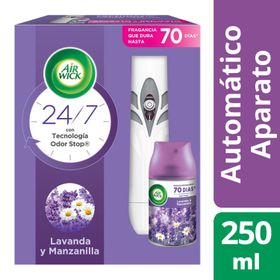Desodorante Ambiental Air Wick Freshmatic Aparato Full Lavanda 250 ml