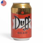 Cerveza Duff Lager 5.0° Lata 330 cc