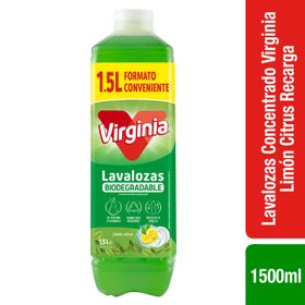 Lavaloza Virginia Citrus Botella Recarga 1.5 L