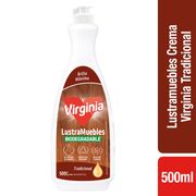 Lustramuebles Crema Virginia Brillo Natural 500 cc