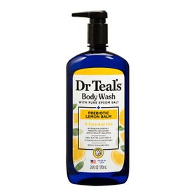 Jabón Líquido Corporal Dr Teals Limon Prebiotico de Limón Con Aceites Esenciales 710 ml