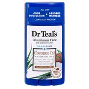 Desodorante Barra Dr Teal's Sin Aluminio Coco 75 g