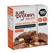 Barra Justprotein Isolate Chocolate Avellana 5 un.