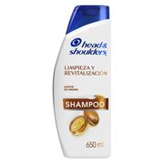 Shampoo Head & Shoulders Limpieza y Revitalización 650 ml
