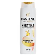 Shampoo Pantene Keratina con Pro Vitamina B5 Sin Sal 300 ml