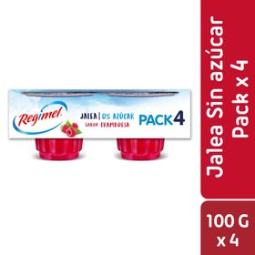 Pack Jalea Regimel Frambuesa 100 g 4 un.