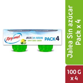 Pack Jalea Regimel Lima Limón 100 g 4 un.