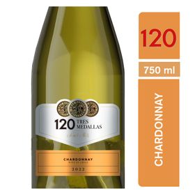 Vino Chardonnay Tres Medallas Viña Santa Rita 750 cc