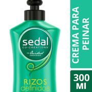 Crema Para Peinar Sedal Rizos Definidos 300 ml