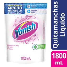 Quitamanchas Líquido Vanish Blanco Recarga 1.8 L