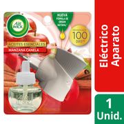 Desodorante Ambiental Air Wick Eléctrico Aparato + Repuesto Manzana Canela 21 ml