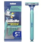 Máquina de Afeitar Gillette Prestobarba Ultragip2 5 un.