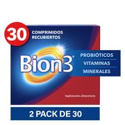 Multivitaminico con Probióticos Bion3 60 Comprimidos