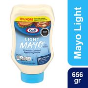 Mayonesa Kraft Real Mayo Light Squeeze 656 g