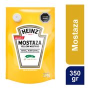 Mostaza Heinz Yellow Mustard Regular Doypack 350 g