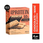 Barra Proteína Wild Protein Munchy Choco Maní 4 un.