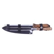 Cuchillo + Tenedor + Afilador con Estuche