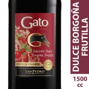 Cóctel de Vino Gato Selección Dulce Borgoña Frutilla 1500 cc