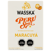 Base Pisco Sour Wasska Mix Sour Sabor Maracuyá 125 g