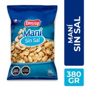 Maní Sin Sal Evercrisp 380 g