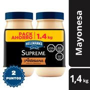 Mayonesa Hellmann's Supreme Artesana Frasco Pack Ahorro 735 g