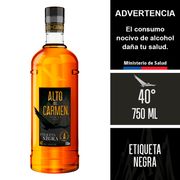 Pisco Alto del Carmen Etiqueta Negra 40° Botella 750 cc