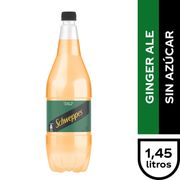 Bebida Schweppes Ginger Ale Sin Azúcar 1.45 L