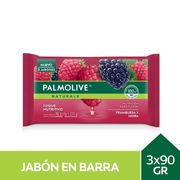 Jabón de Tocador Palmolive Naturals Toque Nutritivo Frambuesa y Mora 90 g 3 un.