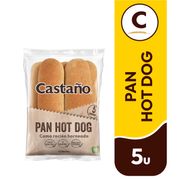 Pan Hot Dog Castaño 300 g 5 un.