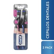 Cepillo de Dientes Suave Oral-B Indicator Black Charcoal 2 un.