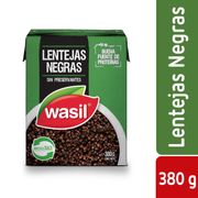 Lentejas Negras Wasil 230 g drenado