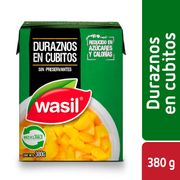 Duraznos En Cubitos Wasil 200 g drenado