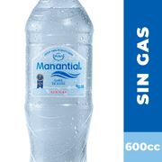 Agua Manantial sin Gas 600 ml