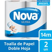 Toalla de Papel Nova Ultra 14 m 2 un.