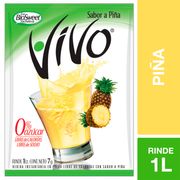 Jugo Vivo Piña Con Sucralosa Sobre 7 g