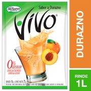 Jugo Vivo Durazno Con Sucralosa Sobre 7 g