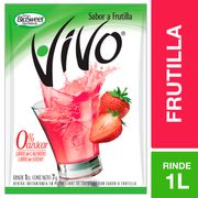 Jugo Vivo Frutilla Con Sucralosa Sobre 7 g