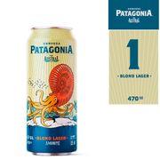 Cerveza Austral Patagonia Blond Lager 4.5° 470 cc