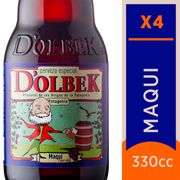 Pack 4 un. Cerveza Dolbek Maqui Pale Ale 4.8° 330 cc