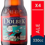 Pack 4 un. Cerveza Dolbek Pampa Ale 5.5° 330 cc