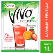 Jugo En Polvo Vivo Naranja-Frutilla 7 g