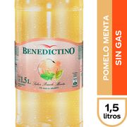 Agua Saborizada Benedictino Pomelo Menta 1.5 L