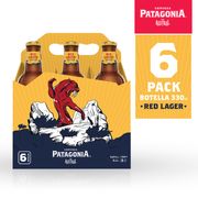 Pack 6 un. Cerveza Austral Patagonia Red Lager 5.0° 330 cc