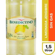 Agua Saborizada Benedictino Limonada Jengibre 1.5 L