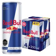 Pack 6 un. Bebida Energética Red Bull 250 ml