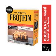 Barra Proteína Wild Protein Chocolate Maní 45 g 5 un.