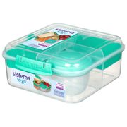 Hermético Sistema To Go Bento con Pote para Yogurt 1.25 L