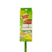 Mopa Plana 3M Scotch-Brite con Mango Microfibra Atrapatodo 34.5 cm